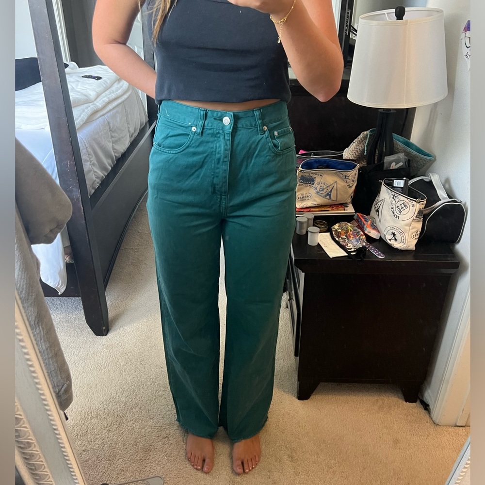 Glassons dark green jeans
